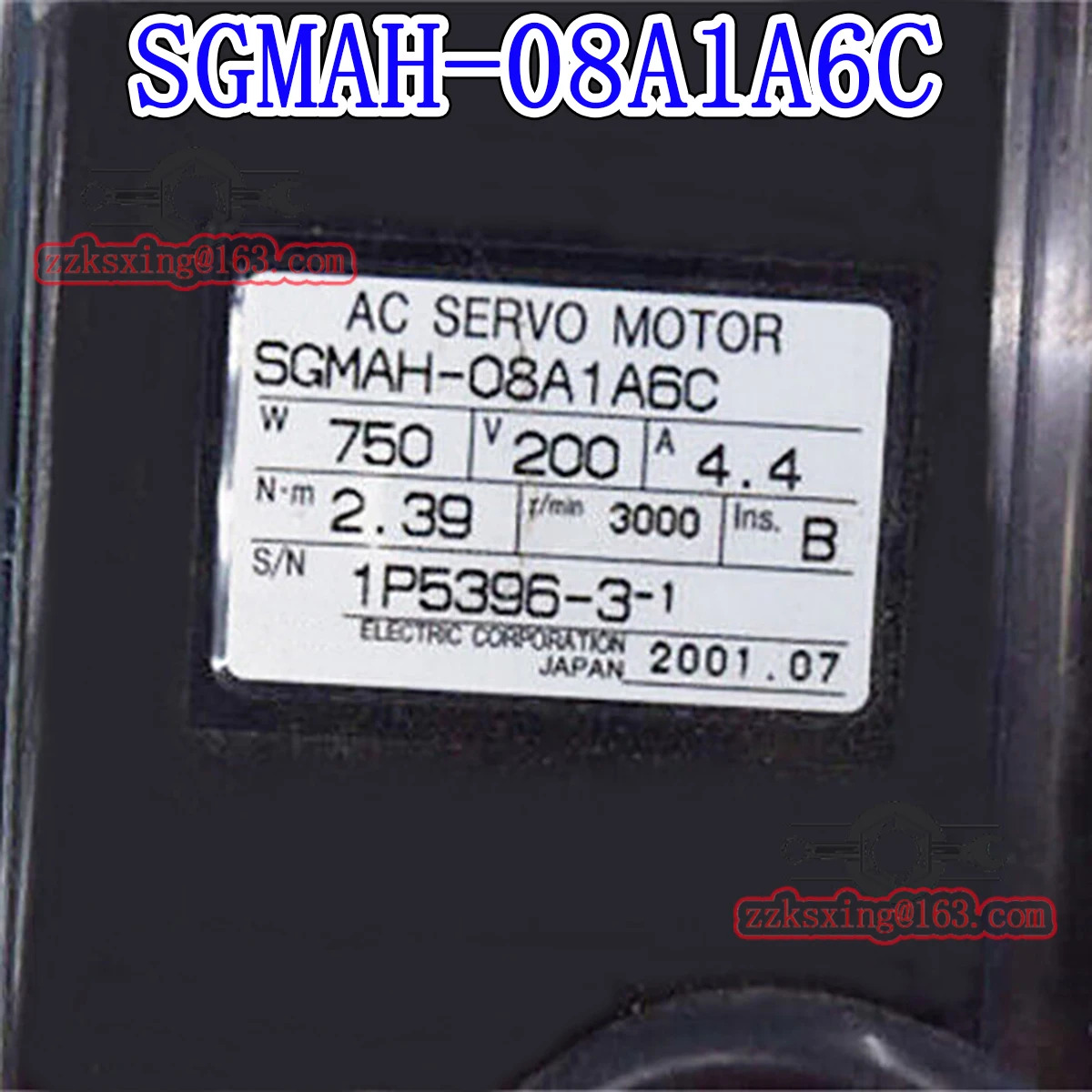 오리지널 AC 서보모터 SGM호환AH-08A1A6C 신