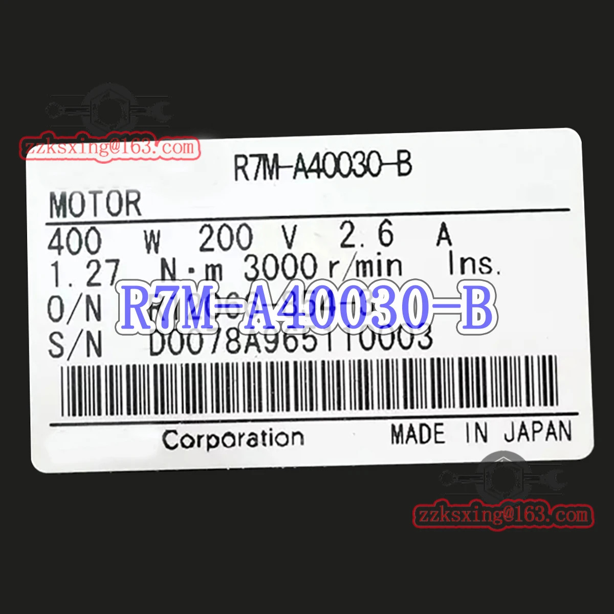 R7M-A40030-B AC 서보모터 오리지널 -