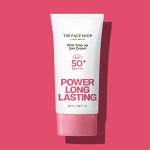 더페이스샵 파워 롱래스팅 핑크 톤업 선 50mL (SPF50+,PA+++... 솔직 후기 | 피부 타입별 분석 - 상품 이미지 1