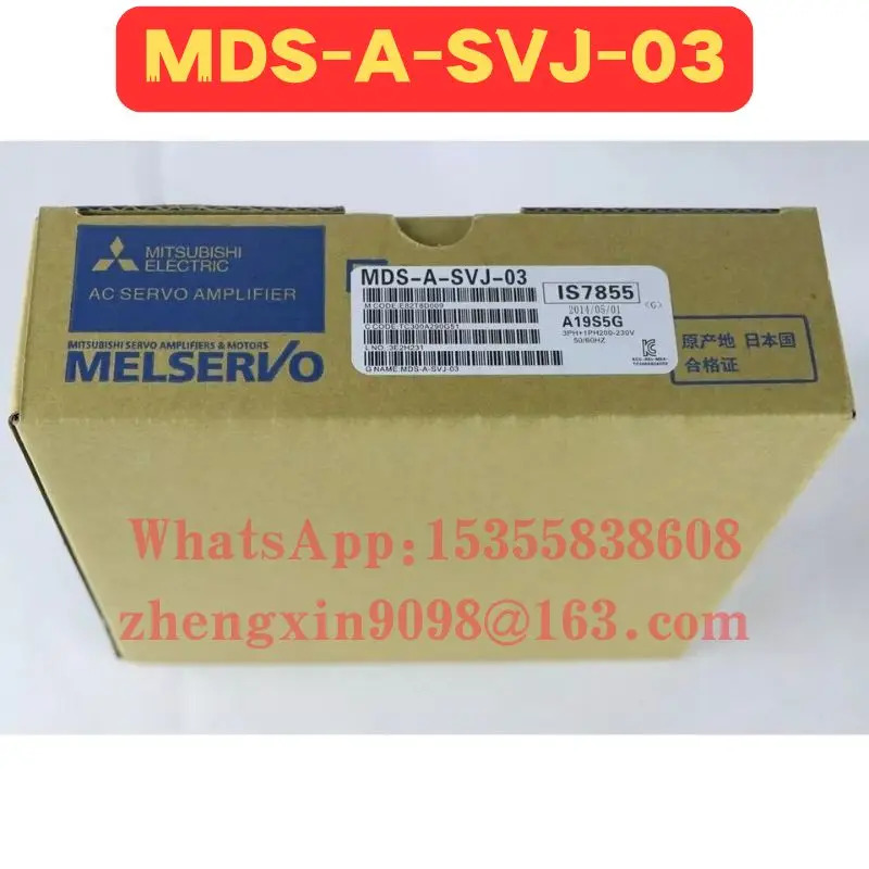 오리지널 MDS-A-SVJ-03 서보 드라이브