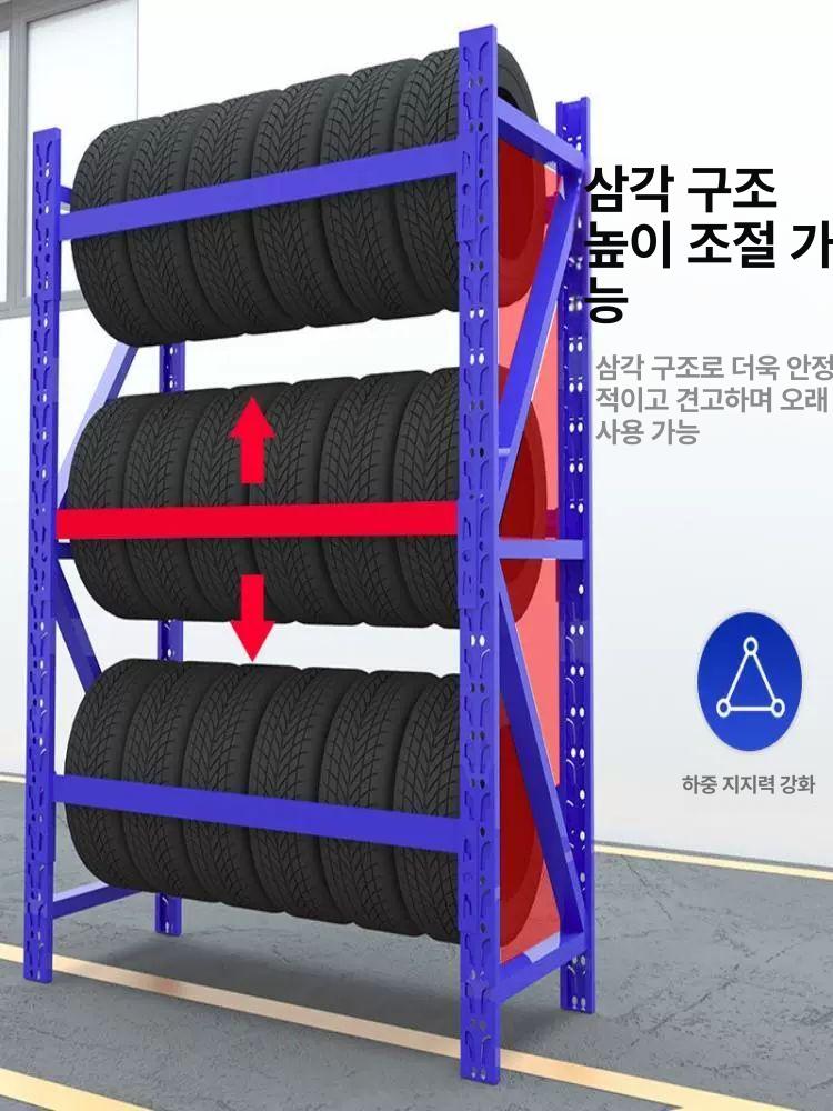 중량 파레트랙 거치대 프레임 보관 물류 파이프랙 지지대 창고 높이 고하중 파이프렉 - 상세 이미지 3