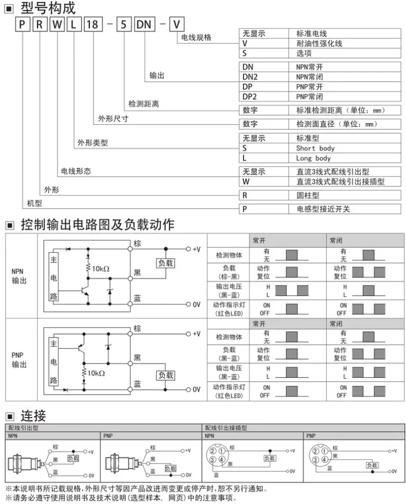 스위치 센서 오토 타입 PR08-2DN PRL18 PRD PR18-8DN PR12-4DN 4DP2