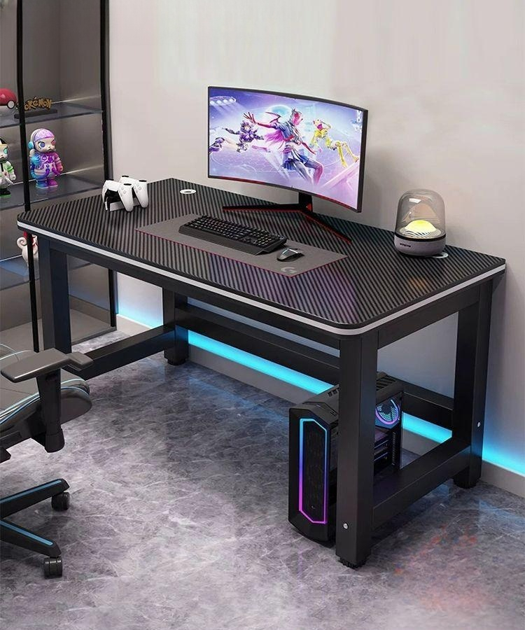 2인용 의자 게이밍책상 업무용 컴퓨터 사무용 고정형 조합 게이밍데스크 학생 가정용 - 상품 이미지