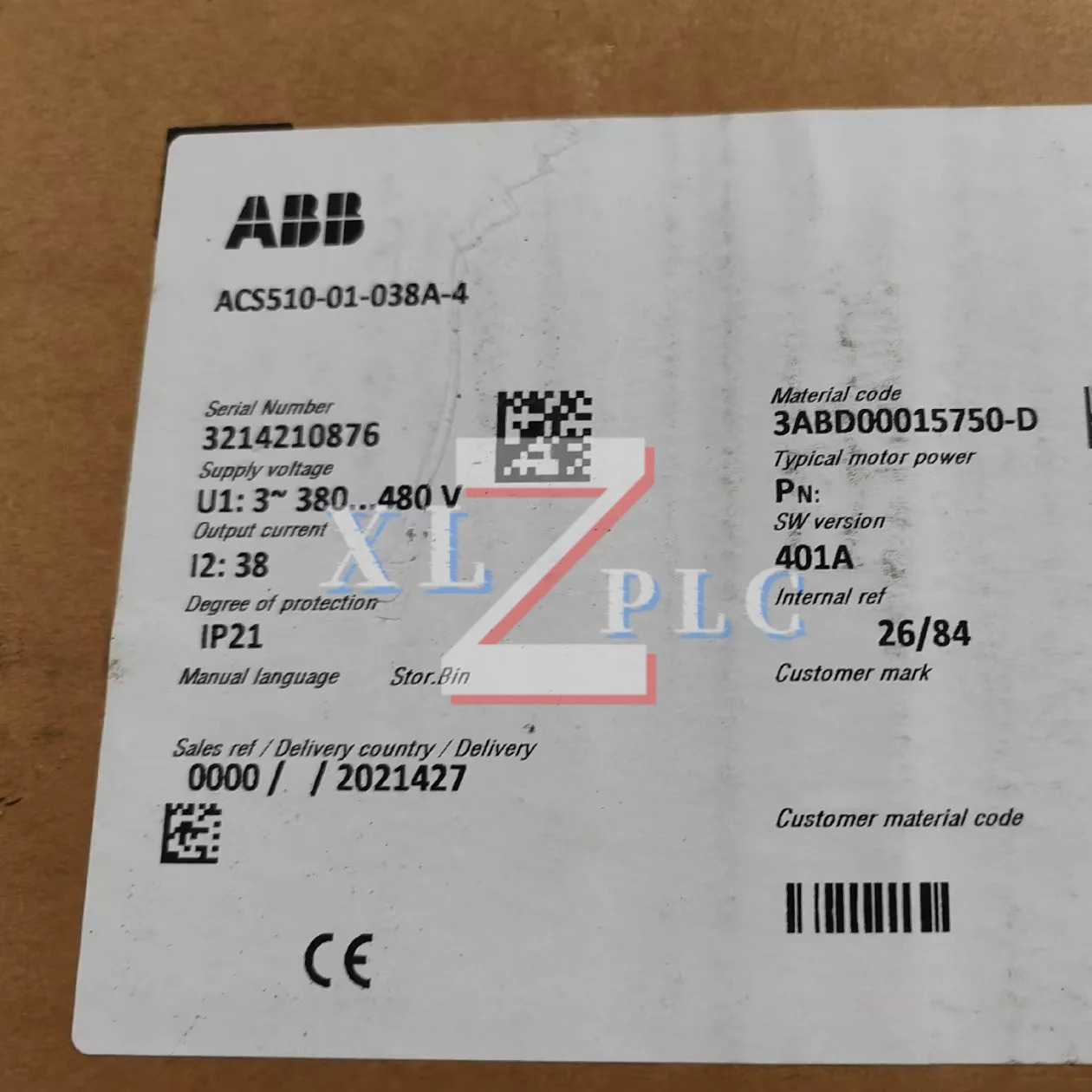 주파수 변환기 ACS510-01-031A-4 ACS510-01-038A-4 신규
