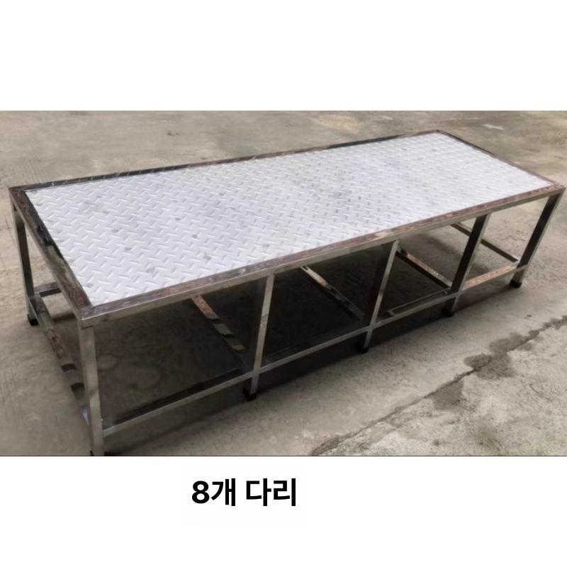 철제 발판 작업대 사각 업소용 다용도 바닥 발받침대 플로어 부엌 디딤대 거치대 - 상세 이미지 5