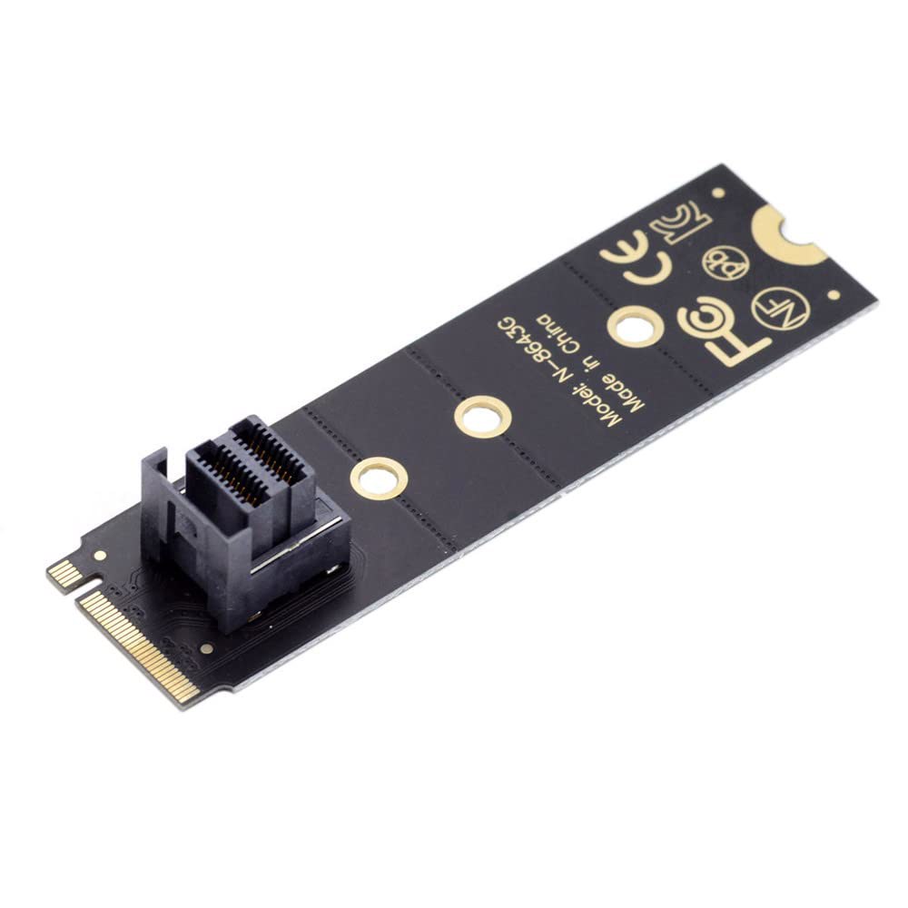 xiwai 22x80mm U.2 키트 SFF-8639 NVME p3700 M.2 750 SFF-8643 메인보드 어댑터, SAS Mini HD용 SSD p3600 PCIe4.0 - 상품 이미지