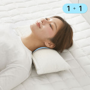 1+1 플로우민 경추베개 목디스크 낮잠 거북목 일자목 베개 아이보리, 4... 솔직 후기 | 실제 배치 사진 포함 - 상품 이미지 1