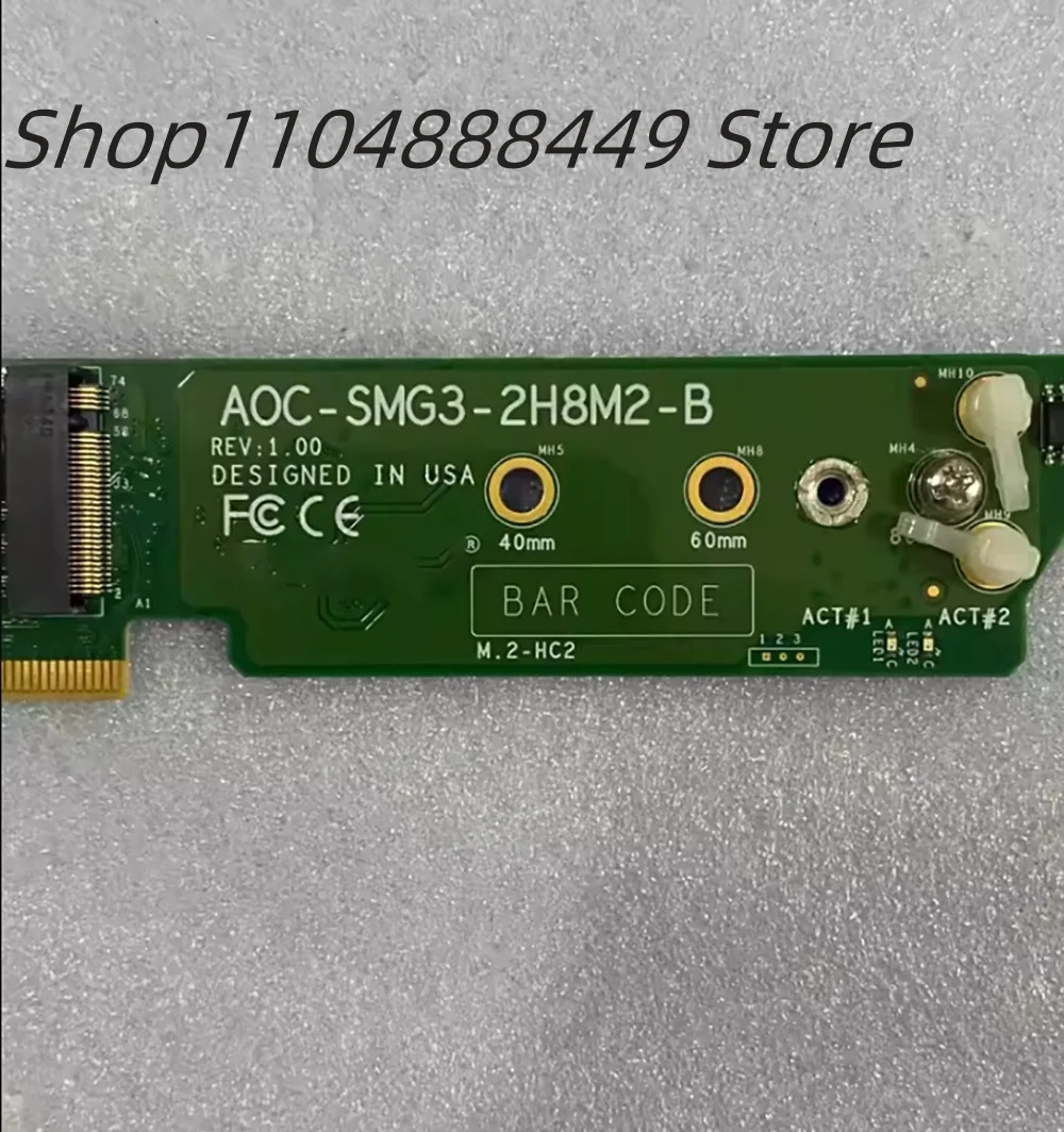 AOC-SMG3-2H8M2-B 확장 카드