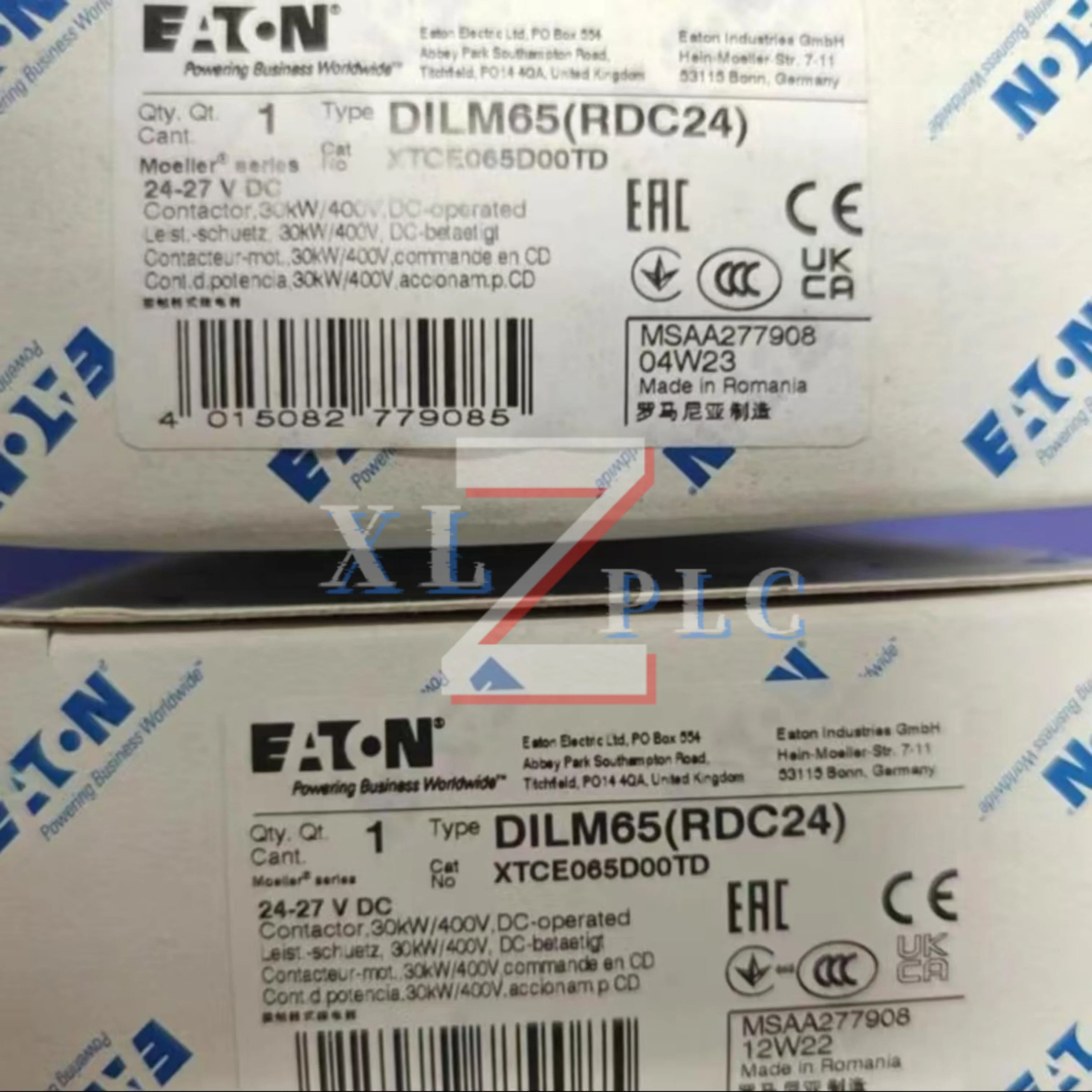 접촉기 새 DILM15-10 DC24V DILM40-11N 230V50/60HZ DILM65RDC24