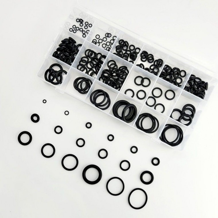 도모아 고무 오링 O링 오일링 패킹 수리 키트 225 pcs 고무링 o링 세트 오링셋트 - 상품 이미지