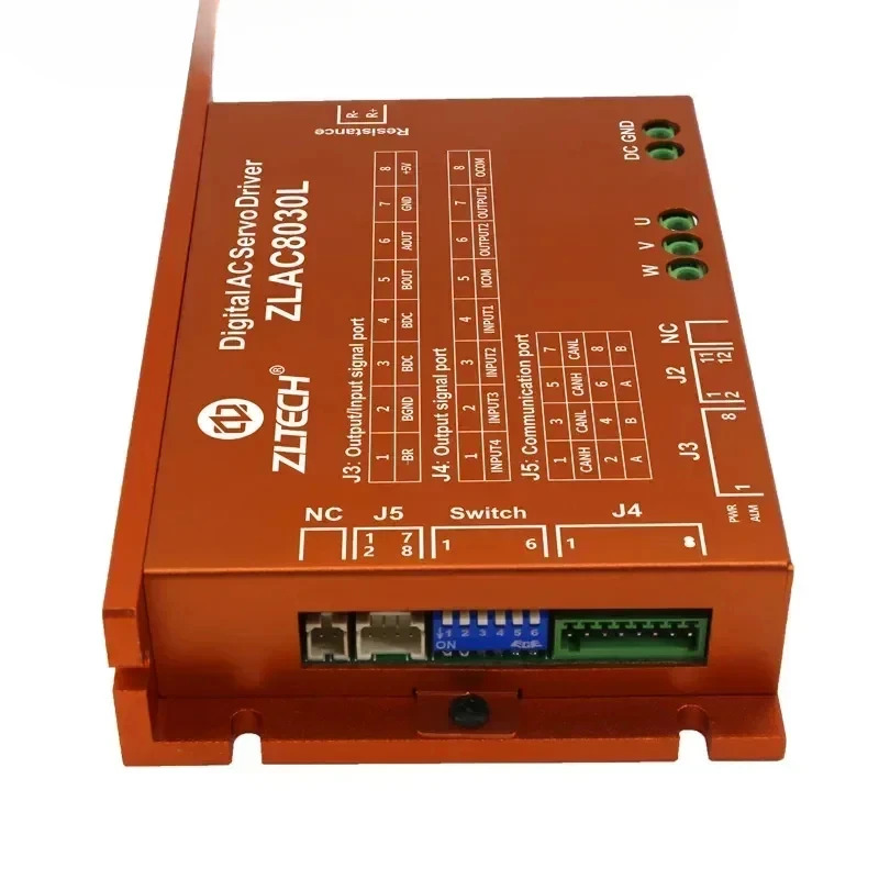 Zltech Ds301 Ds402 Modbus RTU 30A 60A 20V-60V 500W 로봇브러시리스 3상 DC 허브 서보모터 증폭기 드라이버