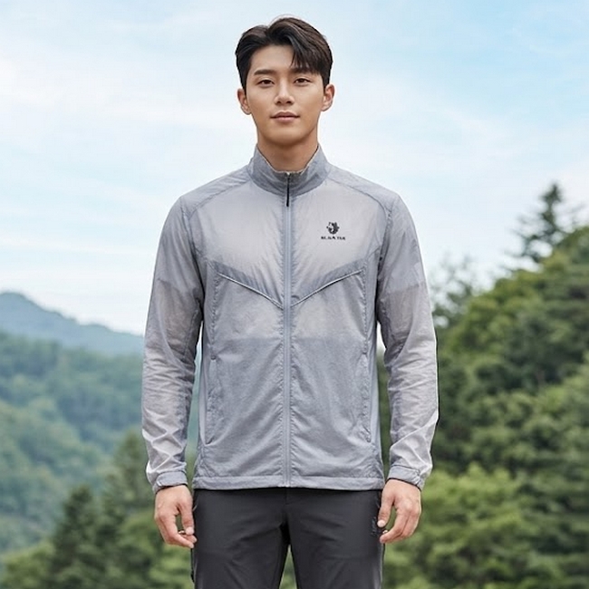 블랙야크 남성 여름 아우터 초경량 홉겹 패커블 등산 바람막이 자켓 - 상품 이미지