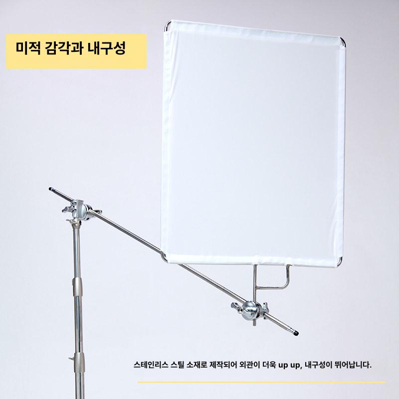 촬영용 반사판 조명판 이동식 소프트 촬영고보 라이트 스탠드 배경판 촬영장비 - 상세 이미지 3