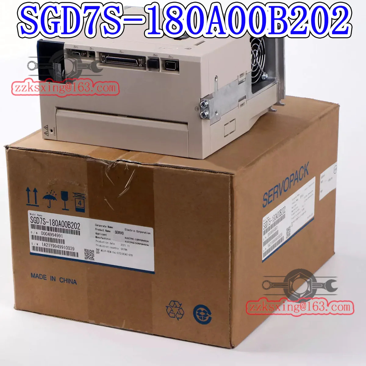 SGD7S-180A00B202 오리지널 AC 서보 드라이버