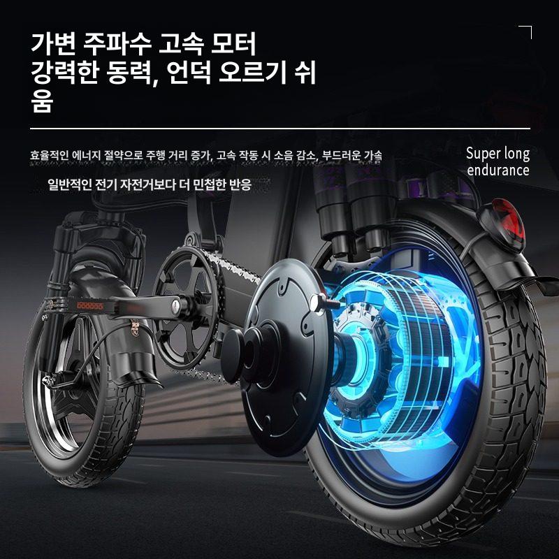 접이식 48V 삼륜전기자전거 세발전기자전거 삼륜차 노인 배달용 안전 - 상세 이미지 2