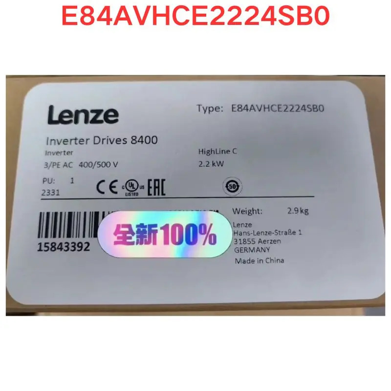 오리지널 E84HCE2224SB0 주파수 변환기