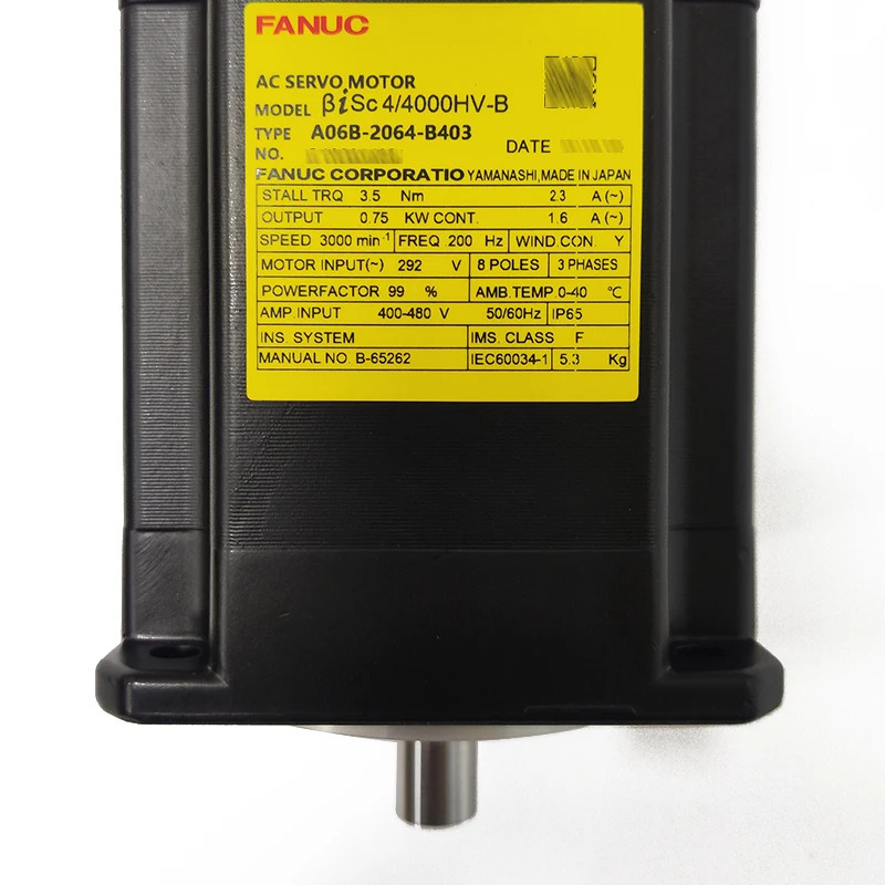 A06B-0064-B403 CNC 기계 A06B 0064 B403Fanuc AC 서보모터