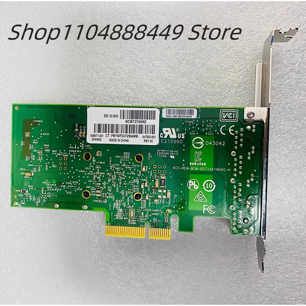 hp호환 331T 647594-B21 649871-001 647592-001 BCM5719 네트워크 카드용