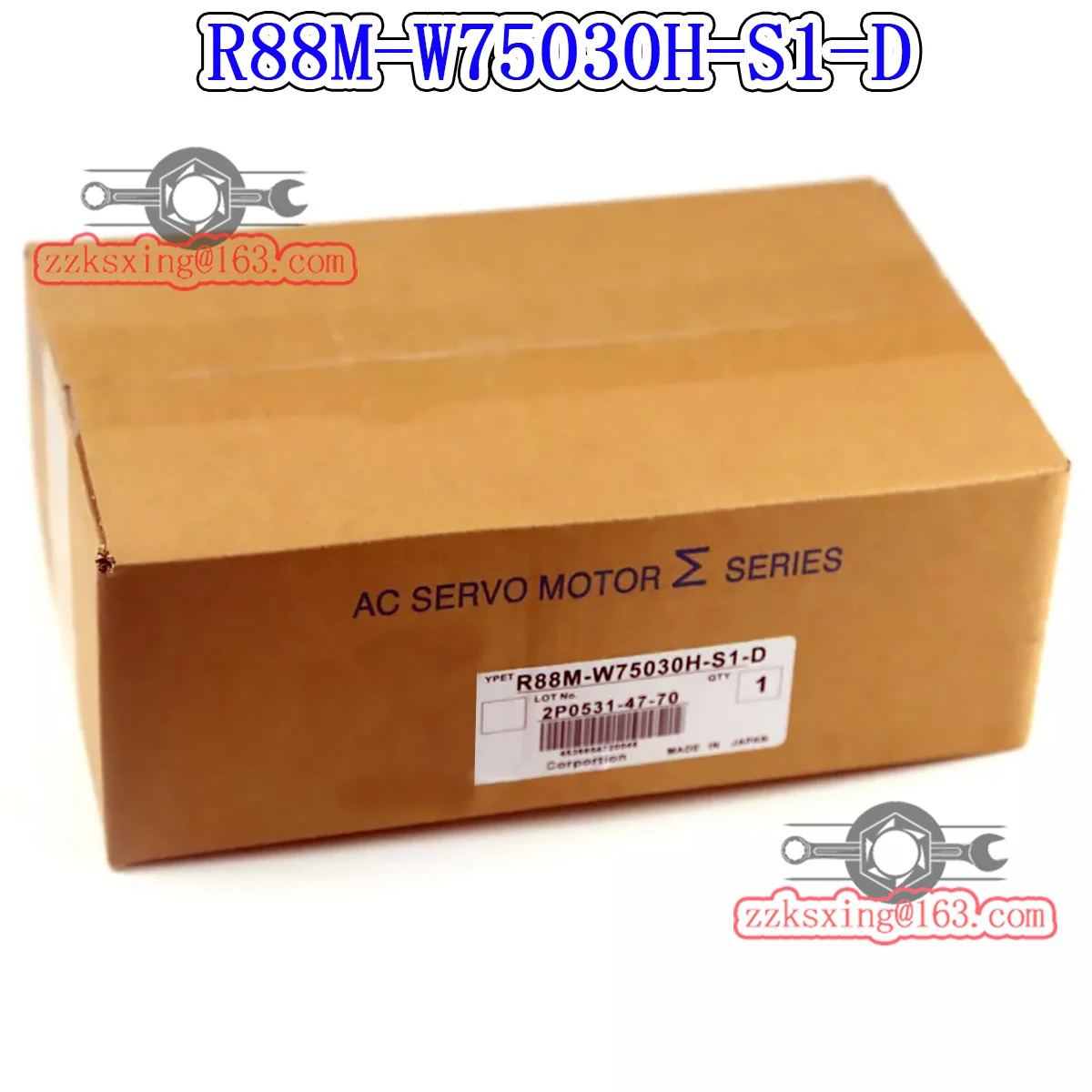 오리지널 AC 서보모터 R88M-W75030H-S1-D