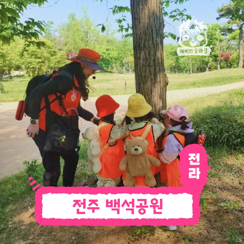 [깨비의숲마을][전주 백석공원] 전북 전주 숲체험 어린이 여름 유아 초등 자연 곤충 주말 방학 체험 학습 - 상품 이미지