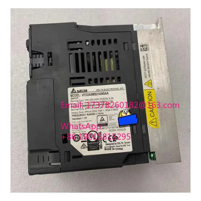 리퍼 VFD2A8MS21ANSAA 인버터 완료