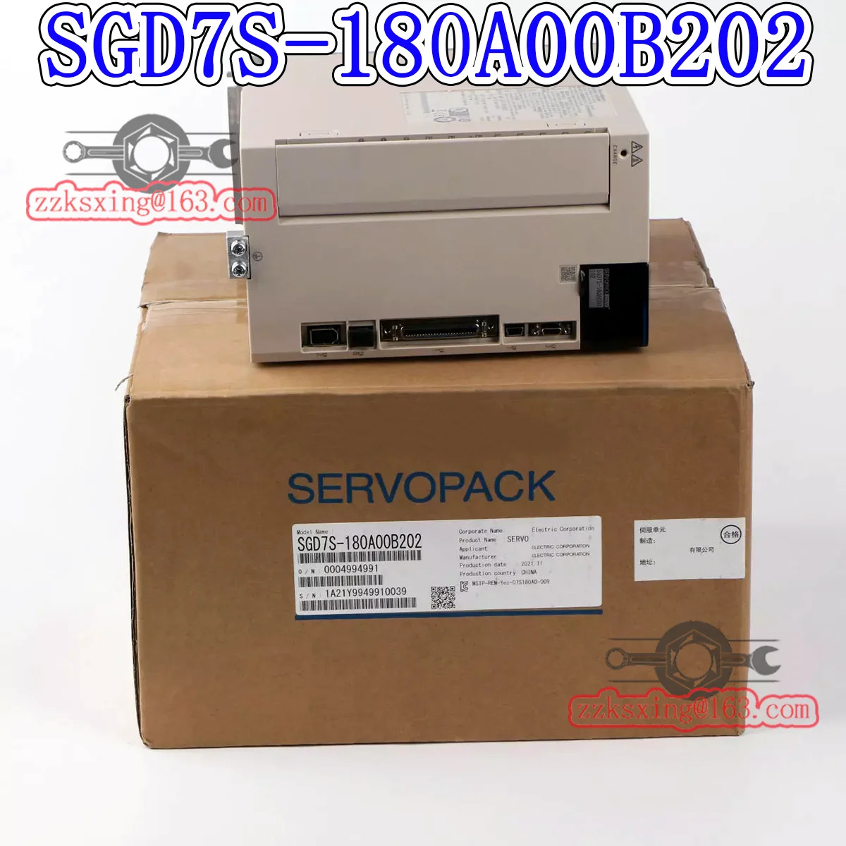 SGD7S-180A00B202 오리지널 AC 서보 드라이버