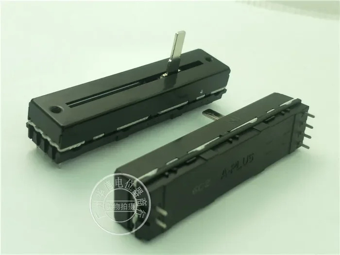 10PCS NI 72MM 듀얼 슬라이드 전위차계 B103 B10K 핸들 길이 15MMC