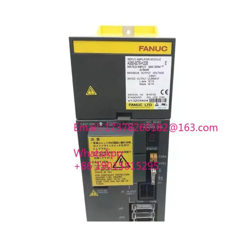 리퍼 FANUC A06B-6079-H208 서보 드라이브 증폭기 완료