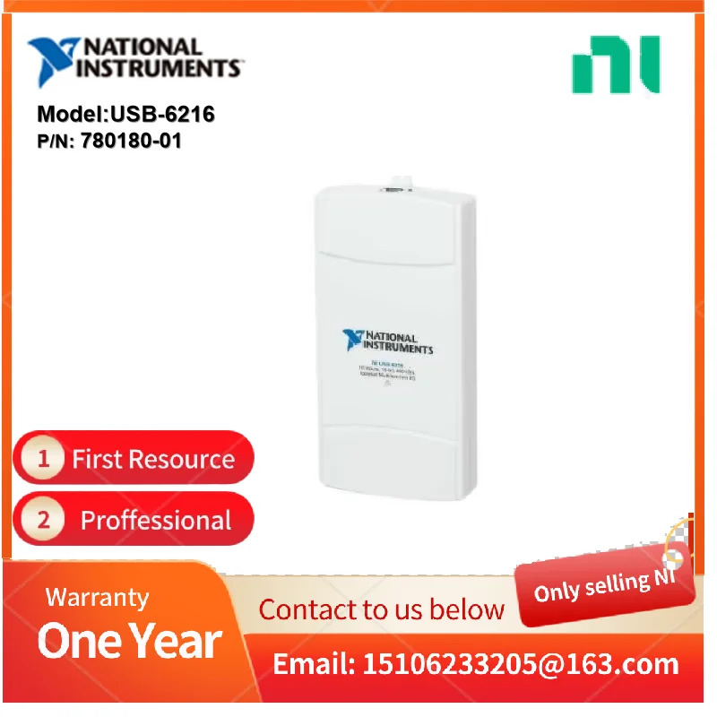 NI USB-6216 780180-01 16 AI 비트 400 kS/s 2 AO 250 32 DIO USB I/O 장치