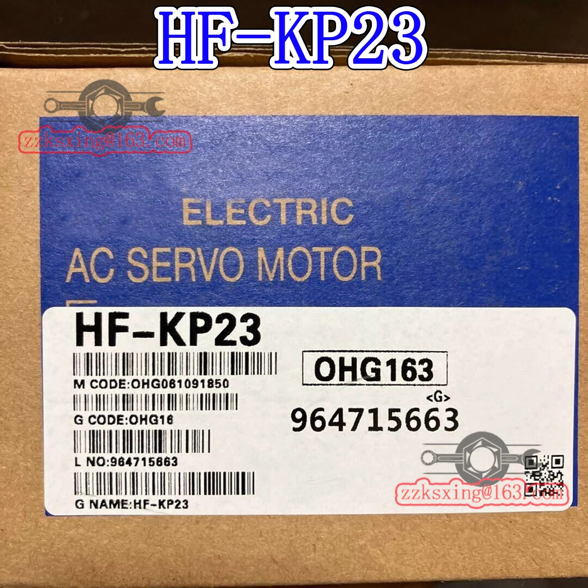 오리지널 AC 서보모터 내 신 HF-KP23