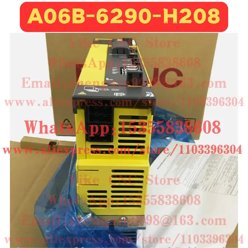 오리지널 A06B-6290-H208 서보 드라이브 신