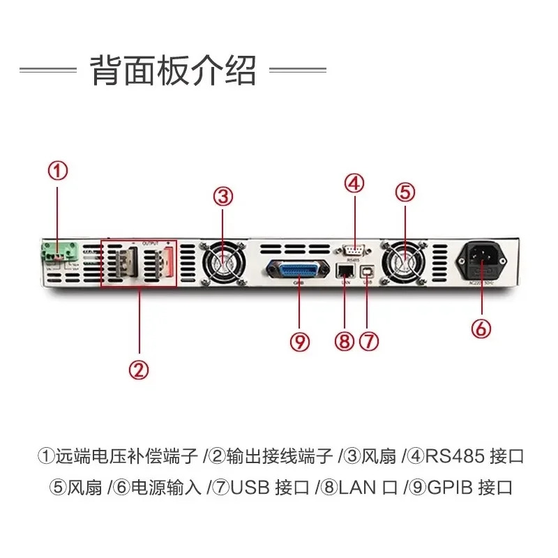 DH1798 시리즈 프로그래밍 DC 안정화 전원공급장치 넓은 범위 600V 180A 3KW 전력