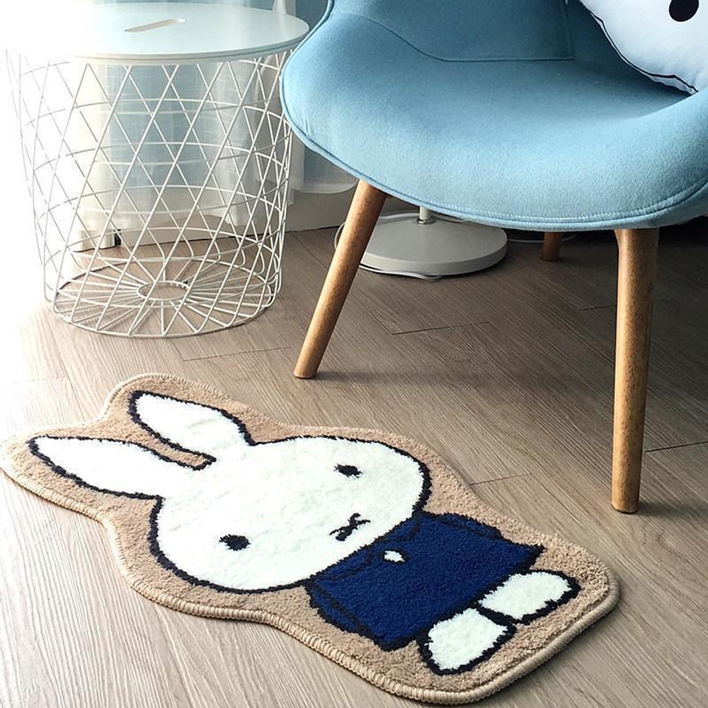 캐릭터 욕실 발매트 흡수 미끄럼방지 동물모양 매트 캐릭터 버스 40x90cm - 상세 이미지 3