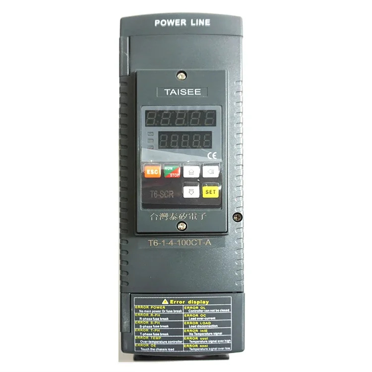 Taisee 디지털 디스플레이 전원 레귤레이터 T6 - 1-4-100 CT-A 전류 100A