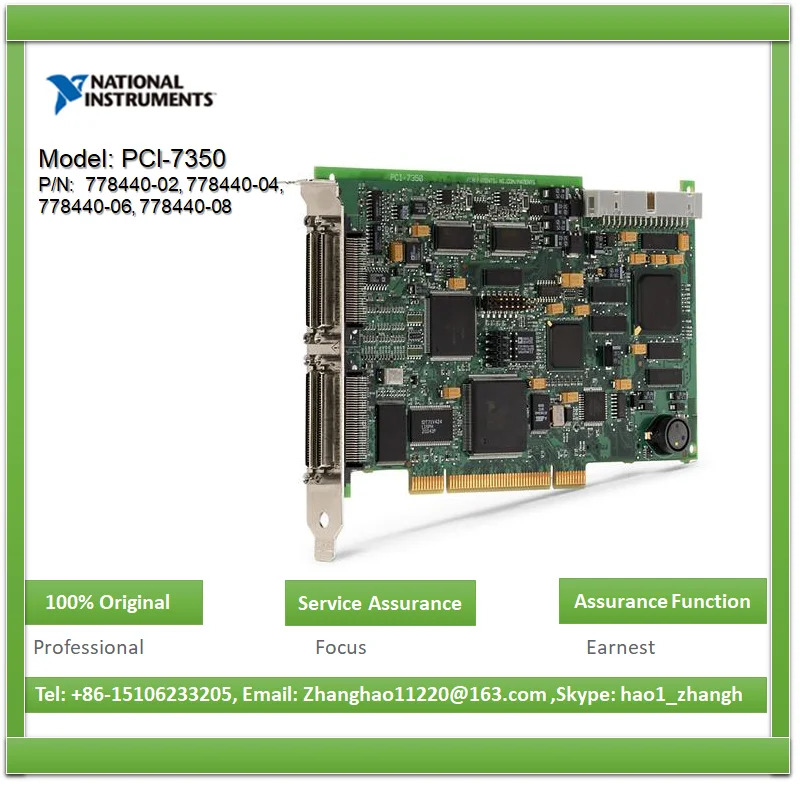 NI PCI-7350 778440 -02 -04 -06 -08 고성능 스테퍼/서보 모션 컨트롤러