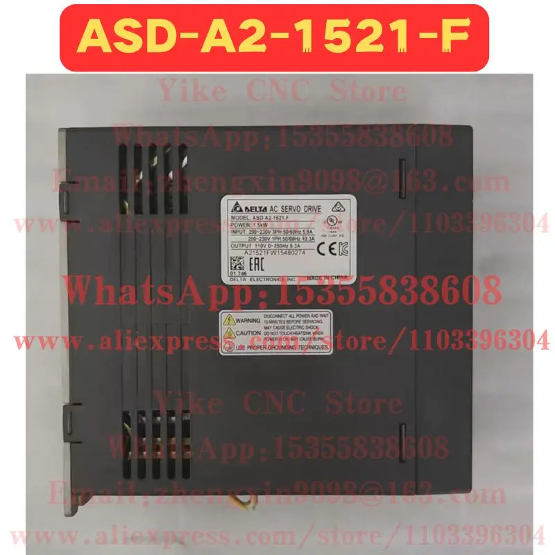 리퍼 서보 드라이브 ASD-A2-1521-F 정상 기능 완료 OK