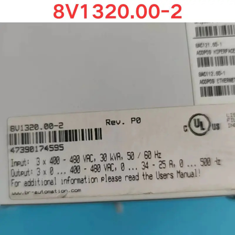 리퍼 B R 서보 드라이브 8V1320.00-2 기능 OK