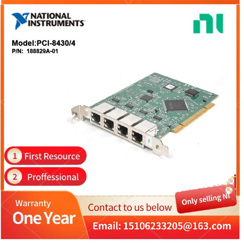 NI PCI-8430/4 고성능 4포트 직렬 인터페이스RS232