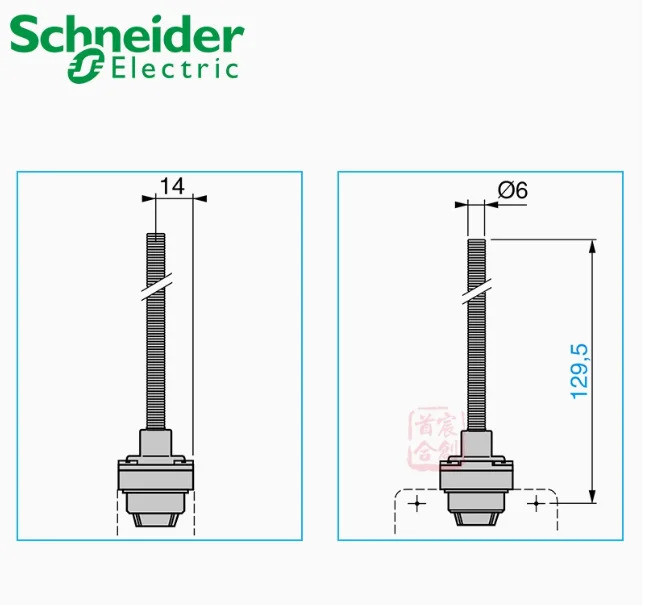 SCHNEIDER XCKM 제이동 스위치 XCKM108 ZCKM1 ZCKD08 방수