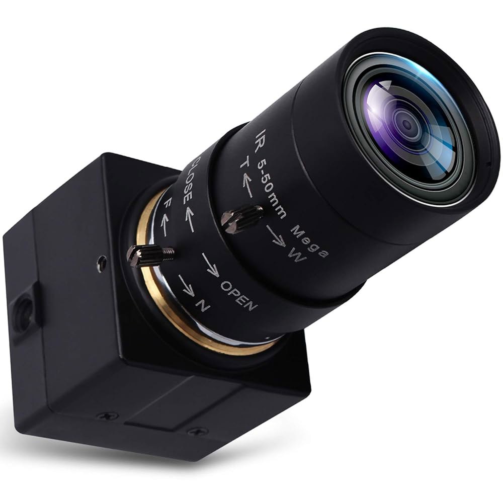 SVPRO 2MP USB 웹 카메라 5-50mm PC OTG, CS 렌즈 광학 UVC 캠 프리 미니 마운트 줌 CMOS 고속 드라이브 1080P HD 웹캠 프레임 컴퓨터 10X - 상품 이미지