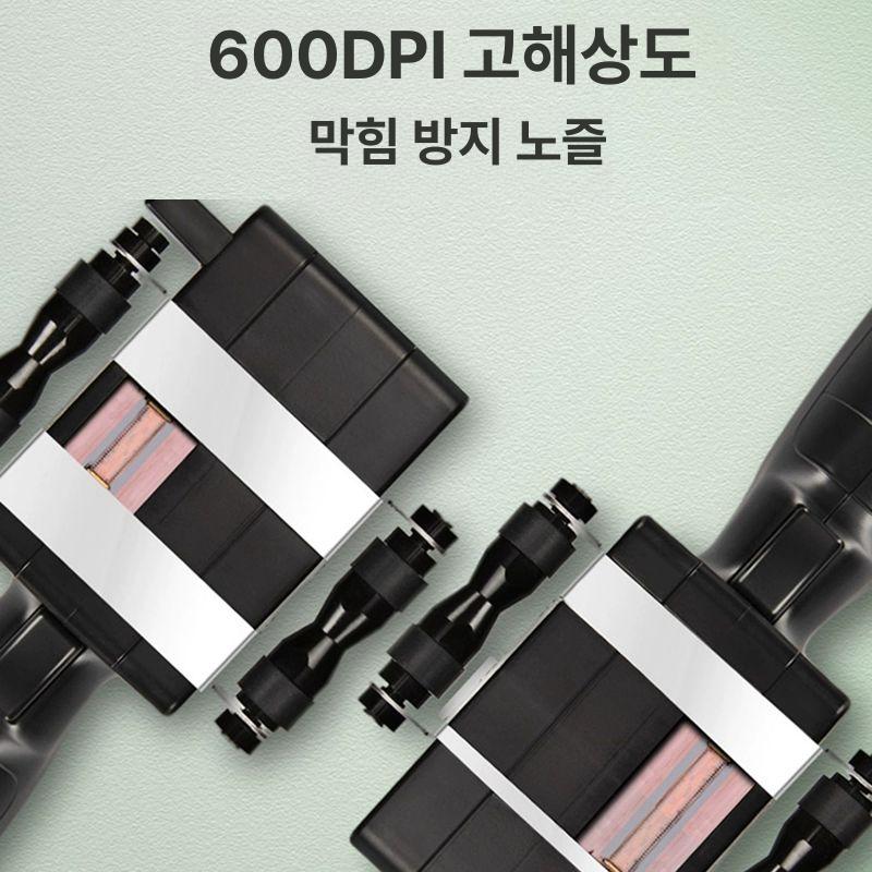 소형 라벨프린터 라벨기 고접착 인쇄 스티커 유효기간 잉크 카트리지 본체 날짜 - 상세 이미지 4