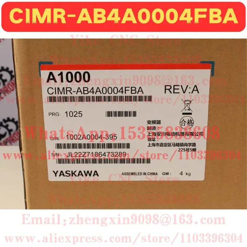 CIMR-AB4A0004FBA 주파수 변환기