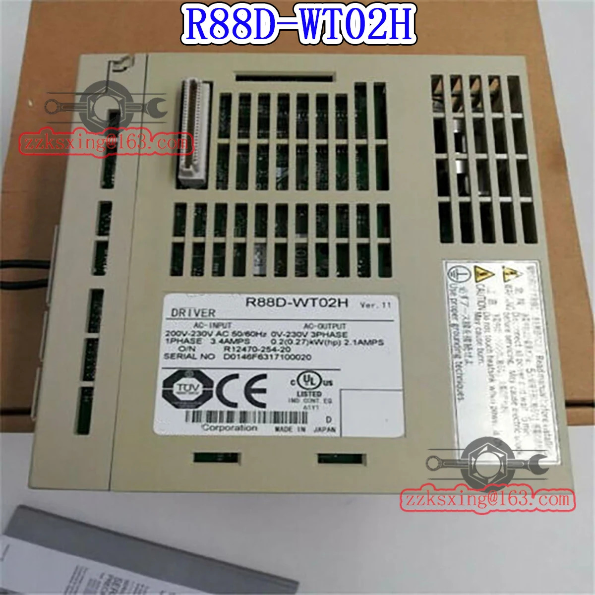 오리지널 AC 서보 드라이버 신 R88D-WT02H