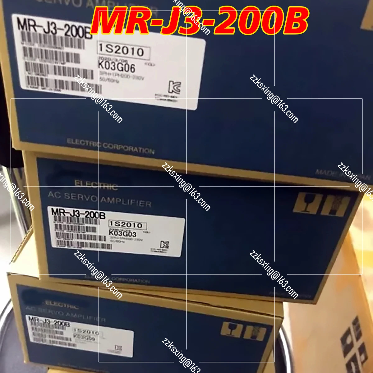 Brann-MR-J3-200B 오리지널 AC 서보 드라이버