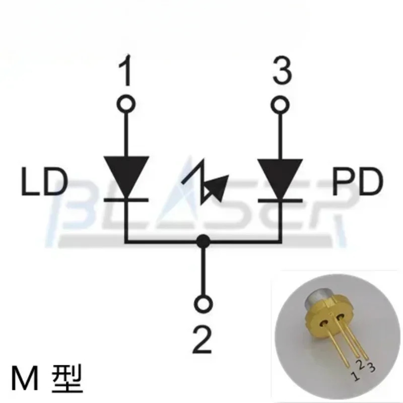 10PCS 790nm 35mW 레이저 다이오드 SLD231VL M  5.6mm SLD231A N형