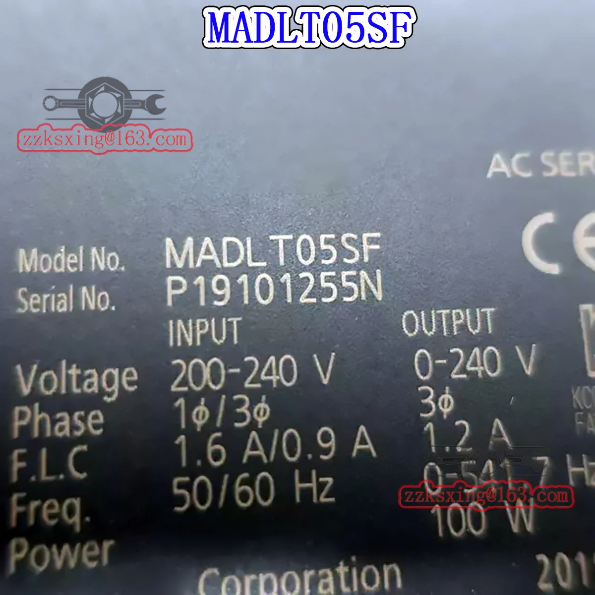 MADLT05SF 오리지널 AC 서보 드라이버 내