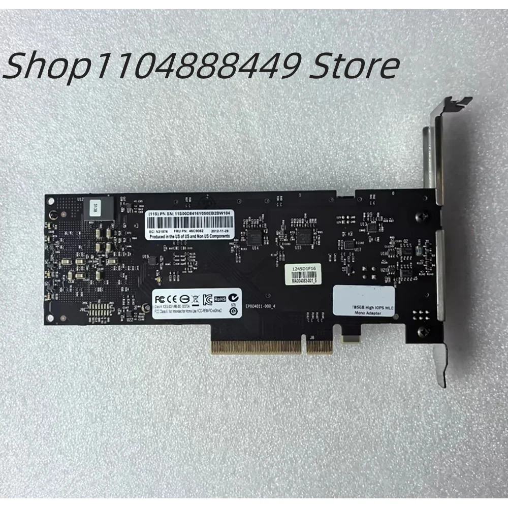 IBM 785GB 고 IOPS MLC 모노 어댑터 엔터프라이즈 솔리드 스테이트 드라이브 11S00D8416Y050EB2BW104 46C9082