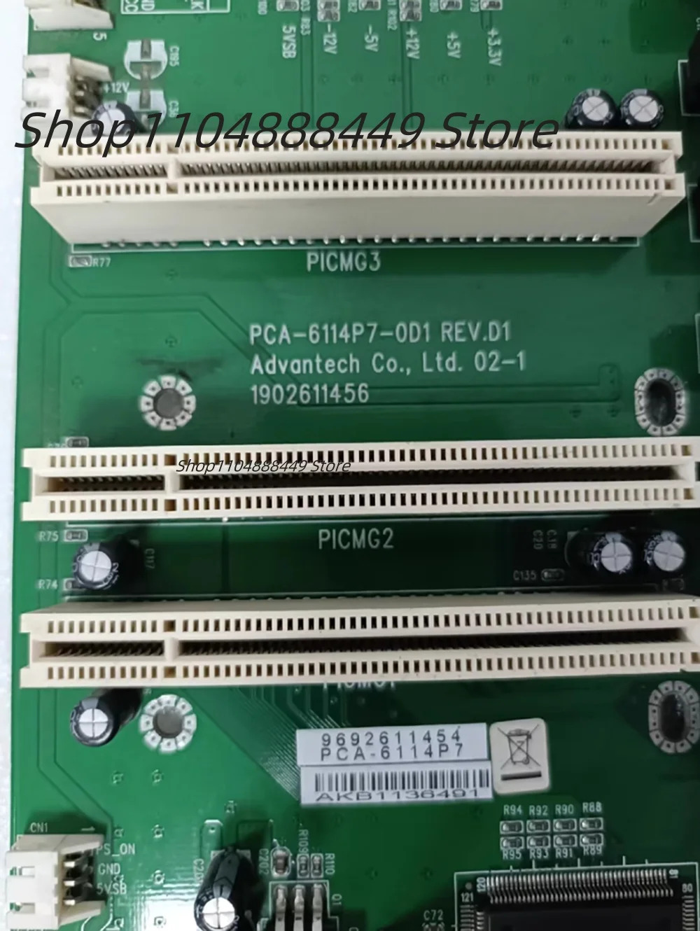 PCA-6114P7-0D1 REV.D1 산업제어 백플레인