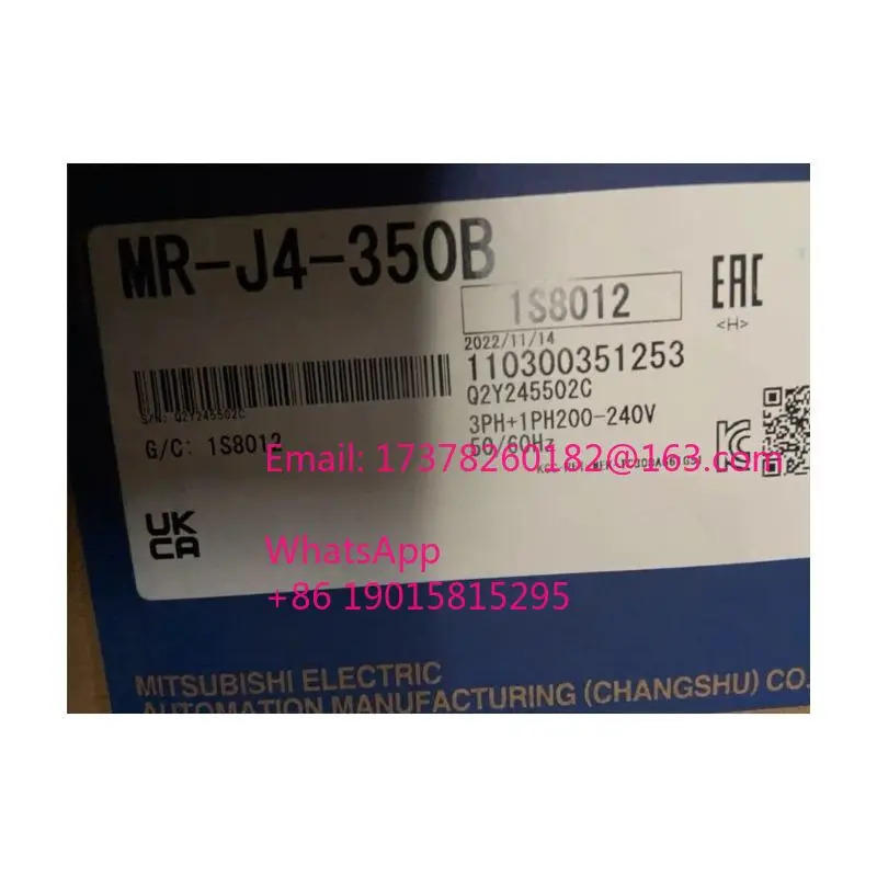 MR-J4-350B 오리지널 서보 드라이버