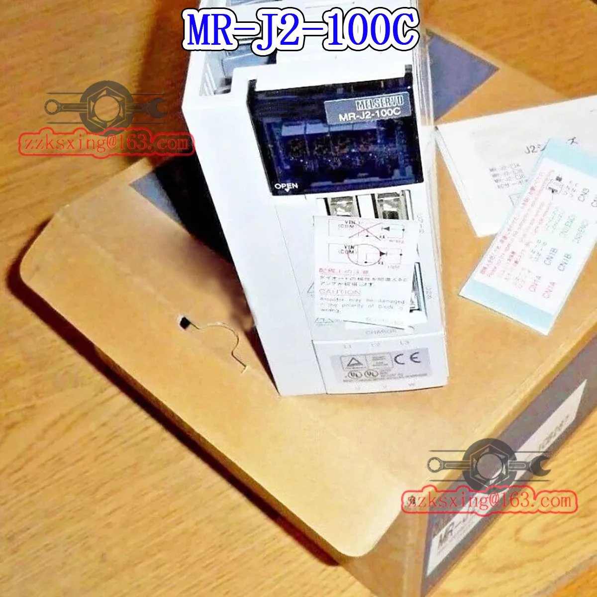 오리지널 AC 서보 드라이버 Brann-MR-J2-100C